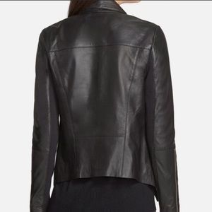Nordstrom Trouvé leather jacket black small